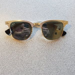 Silver Ray-Ban Clubmasters